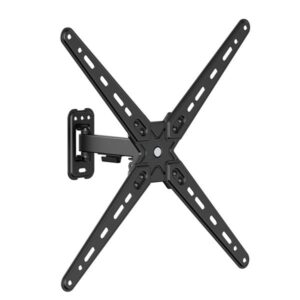 cromad soporte de pared con brazo articulado para tv de 13" 55" giratorio, inclinable y extensible peso max 25kg vesa 400x400