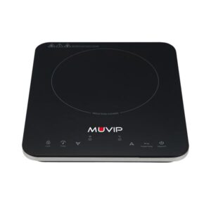 muvip cocina de induccion 2000w 10 niveles de potencia temporizador control contra el sobrecalentamiento bloqueo infantil
