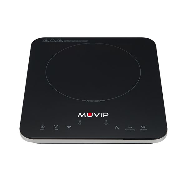 muvip cocina de induccion 2000w 10 niveles de potencia temporizador control contra el sobrecalentamiento bloqueo infantil