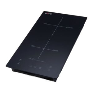 muvip cocina de induccion doble 3300w 10 niveles de potencia apta para encastrar o sobremesa temporizador control contra el sobrecalentamiento bloqueo infantil