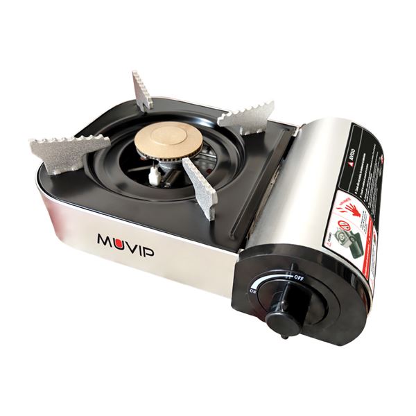 muvip serie small cocina de gas portatil 1 fuego encendido automatico quemador de aluminio y cobre valvula doble sellado maleta de transporte