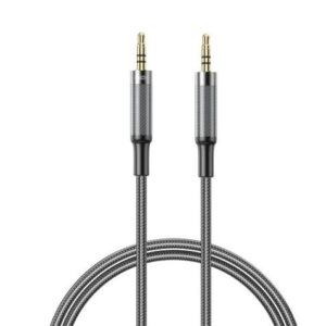 xo nbr279c cable audio jack 3.5mm macho a jack 3.5mm macho 1m trenzado color negro