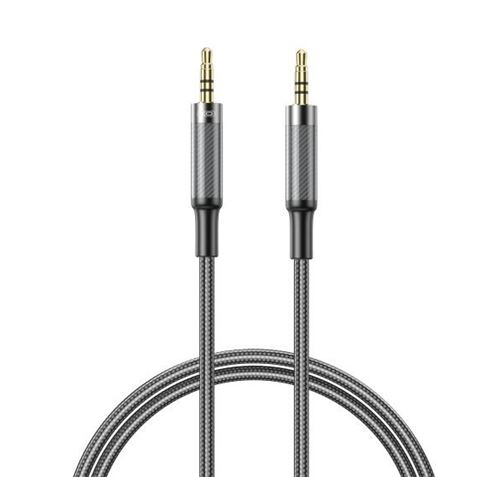 xo nbr279c cable audio jack 3.5mm macho a jack 3.5mm macho 1m trenzado color negro