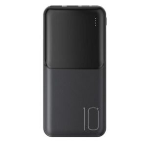 xo pr251 powerbank 10000mah usb c y usb a color negro