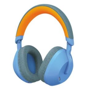 xo be49 auriculares bluetooth 5.3 diadema y almohadillas confort en tela microfono integrado color azul