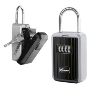cromad caja de seguridad para llaves combinacion personalizable de 4 digitos gancho