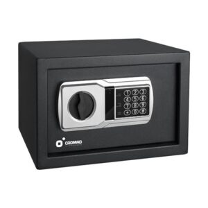 cromad caja fuerte electronica alto nivel de seguridad de 3 a 8 digitos bisagras ocultas incluye llave de emergencia 200x310x200mm