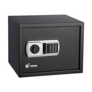 cromad caja fuerte electronica alto nivel de seguridad de 3 a 8 digitos bisagras ocultas incluye llave de emergencia 300x380x300mm
