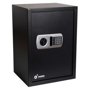 cromad caja fuerte electronica alto nivel de seguridad de 3 a 8 digitos bisagras ocultas incluye llave de emergencia 500x350x310mm