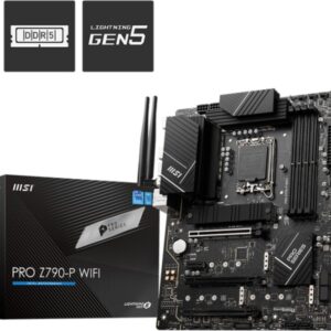 msi placa base pro z790 p wifi intel 1700 4xddr5 sdram hdmi, dp, m.2, usb3.2, usb c, atx