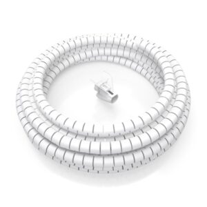aisens organizador de cable en espiral 25mm 2.0m color blanco