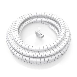 aisens organizador de cable en espiral 25mm 3.0m color blanco