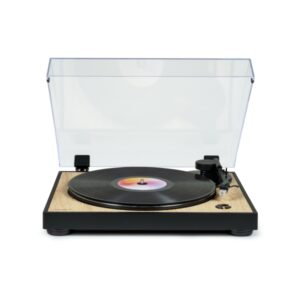 thomson tt300 giradiscos preamplificado funcion parada automatica color madera/negro