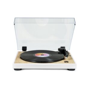 thomson tt301 giradiscos preamplificado funcion parada automatica color madera/blanco