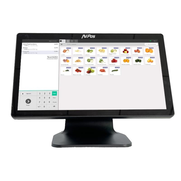 avpos tpv k4000 max 18.5 tactil i5 8gb memoria ssd 128gb vga, hdmi wifi, lan altavoces color negro
