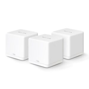 mercusys halo h60x sistema wi fi 6 mesh ax1500 doble banda 3 unidades halo cobertura hasta 550 m² color blanco