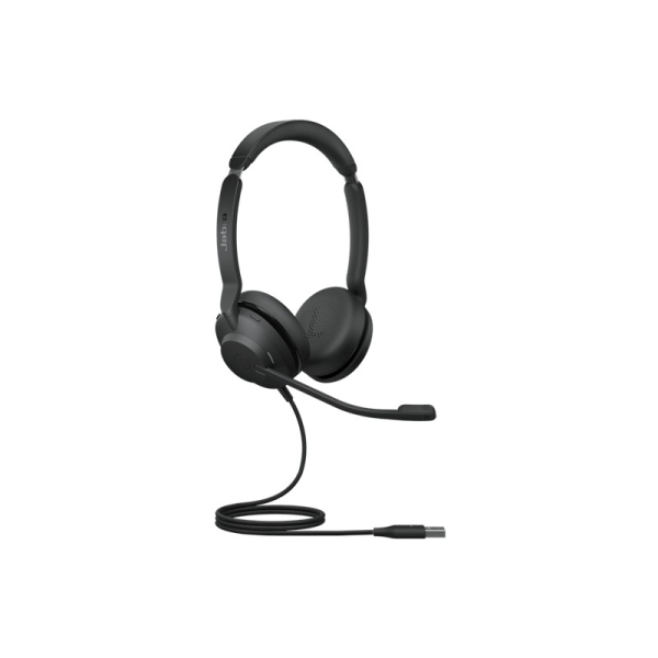 jabra evolve2 30 ms auriculares con microfono usb cancelacion de ruido diadema ajustable controles en auricular cable de 1.5m color negro