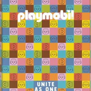 dohe playmobil unite as one carpeta de 4 anillas mixtas de 40mm formato folio cubierta en carton forrado plastificado