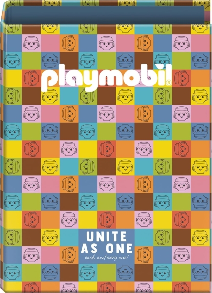 dohe playmobil unite as one carpeta de 4 anillas mixtas de 40mm formato folio cubierta en carton forrado plastificado