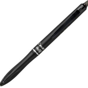 pilot frixion ball plus boligrafo borrable punta de 0.7mm y trazo de 0.35mm recargables 80% de plastico reclclado color negro