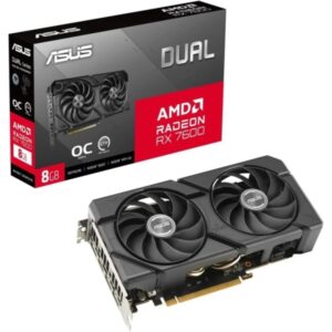 asus dual radeon rx 7600 evo oc edition tarjeta grafica 8gb gddr6