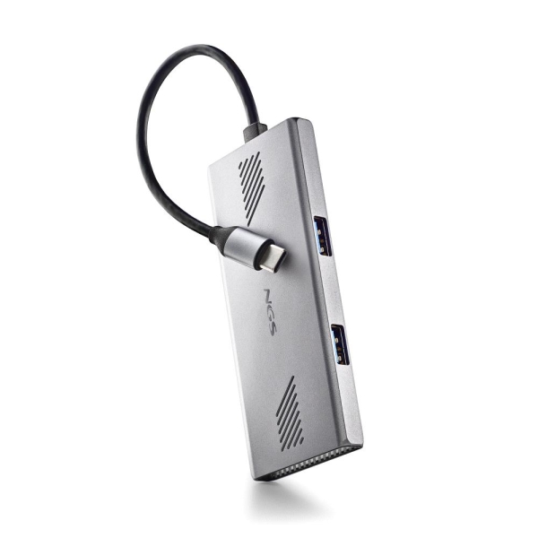 ngs wonder duo c 4 en 1 hub usb c 2x usb 3.0, 2x usb c velocidad de transmisión hasta 5 gbps