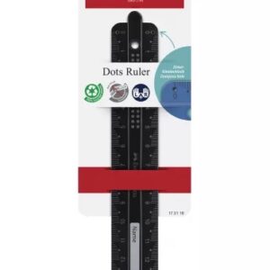 faber castell dots regla recta 15cm panel para nombre escalas para zurdos y diestros color negro