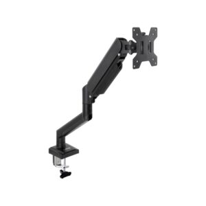 tooq soporte de mesa con brazo articulado para monitor de 13" 34" giratorio e inclinable gestion de cables peso max 10kg vesa 100x100mm color negro