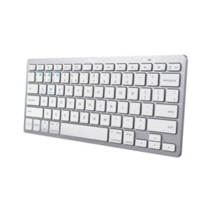 trust mini teclado ultrafino inalambrico conectividad bluetooth 4.0 idioma español color gris