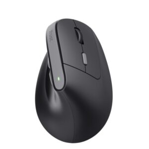 trust raton inalambrico usb diseño ergonomico indicadores led 6 botones color negro