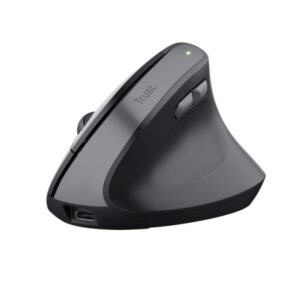 trust bayo ii raton inalambrico usb tecnologia silent click 6 botones recargable por usb c color negro