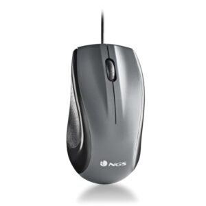 ngs musk raton usb 1200dpi laser 3 botones uso ambidiestro color negro