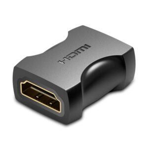 vention pack 2 adaptador hdmi hembra a hdmi hembra 4k 2.0 color negro