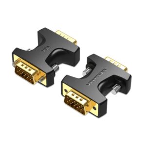 vention adaptador vga macho a vga macho color negro