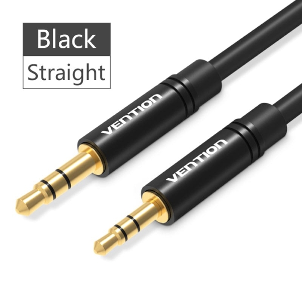 vention cable estereo jack 3.5 macho a jack 2.5 macho 2m color negro