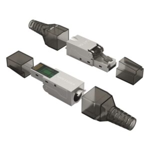 vention conector para cable de red rj45 cat.6 ftp sin herramientas color gris