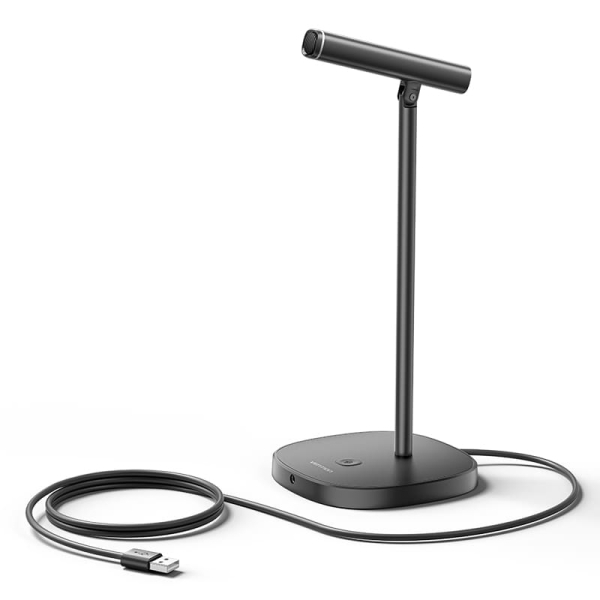 vention microfono de escritorio cancelacion de ruido usb 2m color negro
