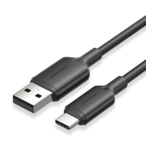 vention cable usb c 2.0 a usb a 3a 60w 2m pvc color negro