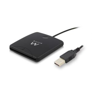 ewent lector de dnie usb tarjetas inteligentes color negro