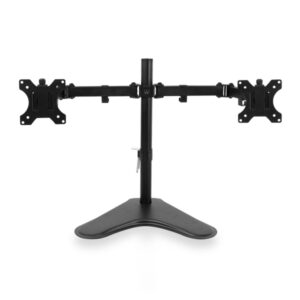 ewent soporte de escritorio para 2 monitores hasta 32" vesa maximo 100x100 color negro