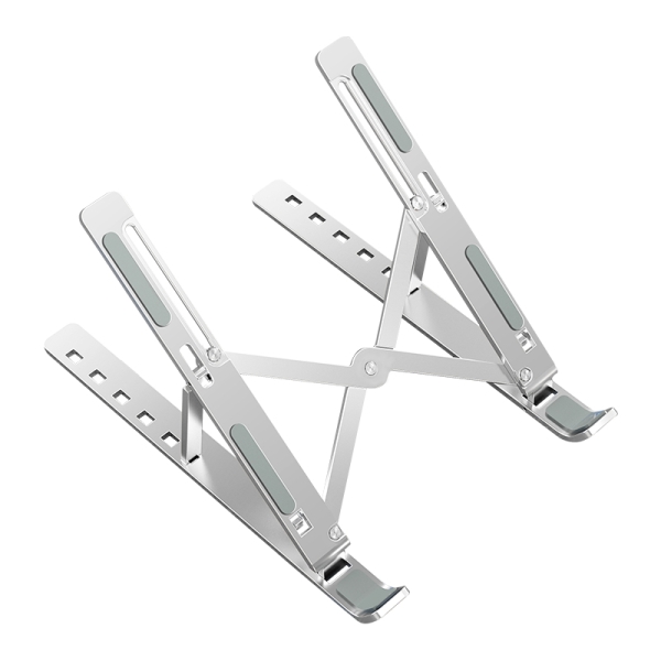 ewent ew1266 soporte plegable de viaje aleacion de aluminio eleva de 5 a 15 cm tu portatil color plata