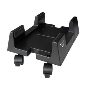 ewent ew1290 soporte con ruedas regulable para ordenador entre 15.5 y 25.5 cm max 8 kg color negro