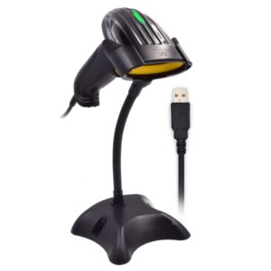 ewent ew3400 lector codigo de barras 1d laser conector usb 150 lecturas por segundo base manos libres color negro