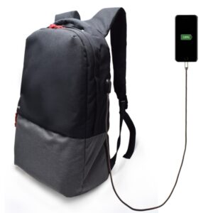 ewent ew2529 mochila para portatil hasta 17" puerto de carga usb a prueba de agua color negro