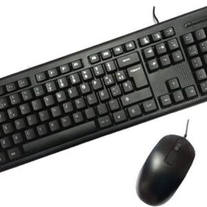coolbox pccase ktr 001 pack usb teclado 105 teclas + raton 3 botones uso ambidiestro color negro
