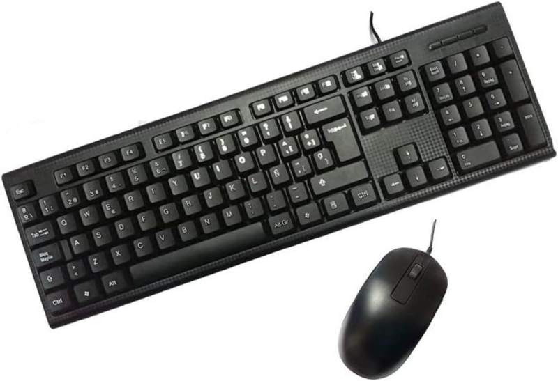 coolbox pccase ktr 001 pack usb teclado 105 teclas + raton 3 botones uso ambidiestro color negro