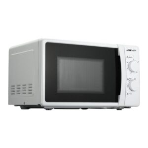 muvip microondas capacidad 20l potencia 700w 6 niveles de potencia temporizador 30min descongelacion color blanco