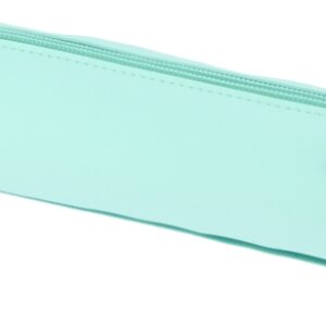 oxford live & go estuche cuadrado pequeño material acolchado goma elastica para unirlo al cuaderno color azul