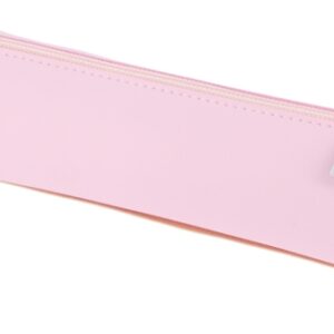 oxford live & go estuche cuadrado pequeño material acolchado goma elastica para unirlo al cuaderno color rosa
