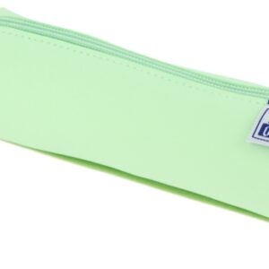 oxford live & go estuche cuadrado pequeño material acolchado goma elastica para unirlo al cuaderno color verde